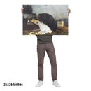 "Der Hass" [Hatred] by Pietro Pajetta Matte Poster