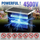 Solar Bug Zapper Outdoor 4500V Electric Mosquito Fly Trap Wireless Portable by 2Dropme