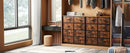 8 Drawer Dresser Storage Organizer Fabric Drawers Chest Bedroom Hallway Unit by 2Dropme