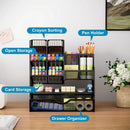 Iron Mesh Desk Organizer Multi-Layer Stationery Storage Box Office School Supplies by 2Dropme