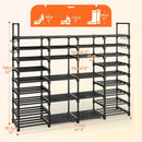 Stackable Shoe Rack Bookshelf Storage Shelf Freestanding Organizer for Entryway by 2Dropme