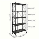 Heavy-Duty Shelving Unit | Metal 3/4/5-Tier Storage Rack by 2Dropme
