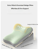Adjustable Bed Wedge Pillow Memory Foam Backrest Reading Support Cushion by 2Dropme
