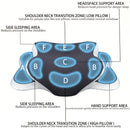 Ergonomic Cervical Memory Foam Pillow Cooling Bed Pillow Neck Support Sleep