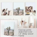 Set of 3 Southwestern Desert Prints. Joshua Tree, Camel, Van by Wall Art Set
