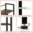 Desktop Bookshelf 38.5" with Storage Display Rack