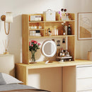 Desktop Bookshelf Countertop Storage Hutch with 6 Shelves by LJGDeals