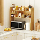 Desktop Bookshelf Countertop Storage Hutch with 6 Shelves by LJGDeals