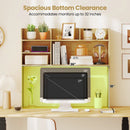 Desktop Bookshelf Countertop Storage Hutch with 6 Shelves by LJGDeals