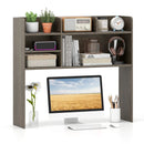 Desktop Bookshelf Countertop Storage Hutch with 6 Shelves by LJGDeals