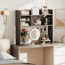 Desktop Bookshelf Countertop Storage Hutch with 6 Shelves by LJGDeals
