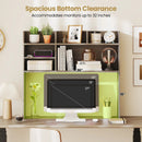 Desktop Bookshelf Countertop Storage Hutch with 6 Shelves by LJGDeals