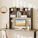 Desktop Bookshelf Countertop Storage Hutch with 6 Shelves by LJGDeals