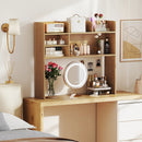 Desktop Bookshelf Countertop Storage Hutch with 6 Shelves by LJGDeals