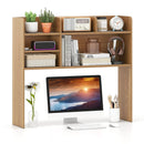 Desktop Bookshelf Countertop Storage Hutch with 6 Shelves by LJGDeals