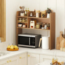 Desktop Bookshelf Countertop Storage Hutch with 6 Shelves by LJGDeals