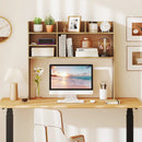 Desktop Bookshelf Countertop Storage Hutch with 6 Shelves by LJGDeals