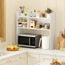 Desktop Bookshelf Countertop Storage Hutch with 6 Shelves