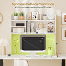 Desktop Bookshelf Countertop Storage Hutch with 6 Shelves by LJGDeals