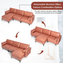 3-Seat L-Shaped Sectional Sofa with USB Ports & Storage by LJGDeals