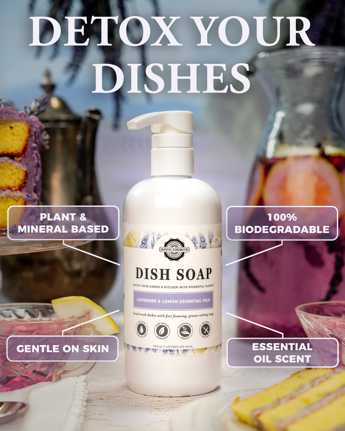 Dish Soap | Lavender & Lemon, photo 4 of 15