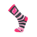 New Jersey Devils Melange Stripe Pink Socks by Dynasty Sports & Framing