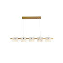 Diamond Shaped Alabaster Ring Chandelier