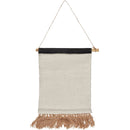 Diamond Western Cotton Wall Hanging with Jute Tassels | Rustic Boho Western Wall Décor | 10" x 12"