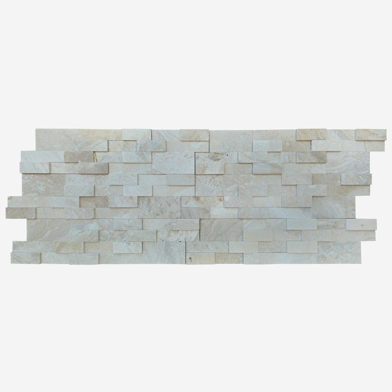 Diana Royal Marble 3D Ledger Panel 6"x24" – Honed Wall Tile, Full Truckload