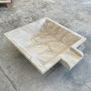 Diana Royal Marble Natural Stone Pool Square Poolwok with Lip