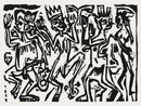 Die Irren III Artwork Print Wall Mural. Famous artwork (1912–1923) by Ernst Ludwig Kirchner.