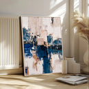 Abstract Navy Blue Wall Art Canvas Print by MyGreatCanvas | Canvas Wall Art Prints | Photo Prints & Wall Decor