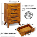 Linea Solid Wood Dresser