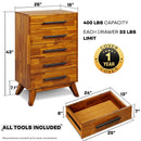 Linea Solid Wood Dresser by Megsu