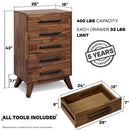 Linea Solid Wood Dresser