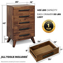 Linea Solid Wood Dresser by Megsu