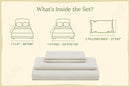 Organic Sateen Bed Sheets Set by Organic Cotton Mart