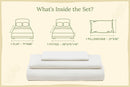 Organic Sateen Bed Sheets Set by Organic Cotton Mart