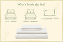 Organic Sateen Bed Sheets Set by Organic Cotton Mart