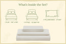 Organic Sateen Bed Sheets Set by Organic Cotton Mart