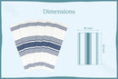 Striped Kitchen Towels by Organic Cotton Mart