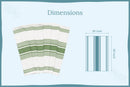 Striped Kitchen Towels by Organic Cotton Mart