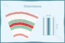 Striped Kitchen Towels by Organic Cotton Mart