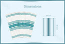 Striped Kitchen Towels by Organic Cotton Mart