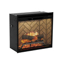 Dimplex Revillusion 24" Built-in Electric Firebox With Herringbone Backer