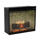 Dimplex Revillusion 30" Built-in Electric Firebox With Weathered Concrete Backer