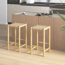 26 Inch Dining Bar Stool Set of 2-Natural by LJGDeals