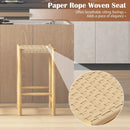 26 Inch Dining Bar Stool Set of 2-Natural by LJGDeals