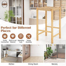 26 Inch Dining Bar Stool Set of 2-Natural by LJGDeals