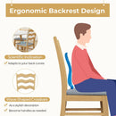 Dining Chair Set of 2 Linen Fabric Upholstered Kitchen Chairs with Padded Seat-Natural by LJGDeals